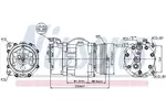 Kompresor klimatyzacji NISSENS 89040 - fot.5