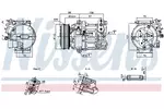 Kompresor klimatyzacji NISSENS 890591