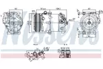 Kompresor klimatyzacji NISSENS 890897
