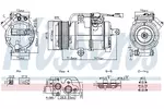 Kompresor klimatyzacji NISSENS 891060