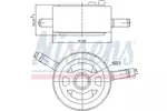 Chłodnica oleju silnikowego NISSENS 91435