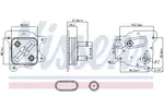 Chłodnica oleju silnikowego NISSENS 91436