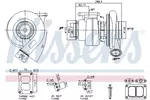 Turbosprężarka NISSENS 93584