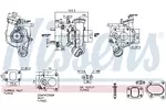 Turbosprężarka NISSENS 93829