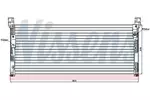 Chłodnica powietrza doładowującego - intercooler NISSENS 96511