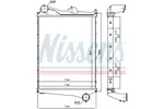 Chłodnica powietrza doładowującego - intercooler NISSENS 97006