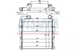 Chłodnica powietrza doładowującego - intercooler NISSENS 97029