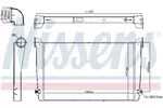 Chłodnica powietrza doładowującego - intercooler NISSENS 97078