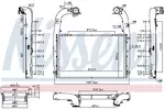 Chłodnica powietrza doładowującego - intercooler NISSENS 97084