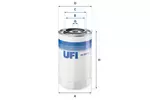 Filtr oleju UFI 23.107.01