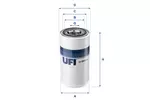 Filtr oleju UFI 23.589.00