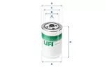 Filtr paliwa UFI 24.031.00