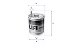 Filtr paliwa UFI 24.129.00