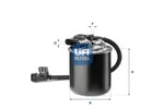 Filtr paliwa UFI 24.193.00
