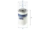 Filtr paliwa UFI 24.341.00
