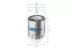 Filtr paliwa UFI 24.384.00
