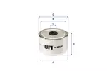 Filtr paliwa UFI 24.454.00