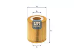 Filtr oleju UFI 25.028.00
