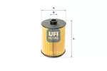 Filtr oleju UFI 25.089.00