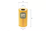 Filtr, hydraulika robocza UFI FILTERS 25.695.00