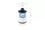 Filtr oleju UFI 25.190.00