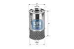 Filtr, hydraulika robocza UFI 85.165.00