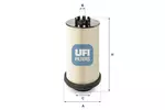 Filtr paliwa UFI 26.001.00