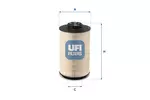 Filtr paliwa UFI 26.039.00