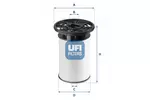 Filtr paliwa UFI 26.076.01