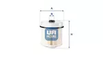 Filtr paliwa UFI FILTERS 26.132.00