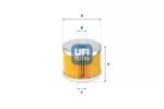 Filtr paliwa UFI 26.652.00