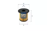 Filtr paliwa UFI 26.690.00
