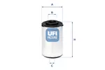Filtr paliwa UFI 26.H2O.03