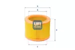 Filtr powietrza UFI 27.B61.00