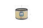Filtr powietrza UFI 27.470.00