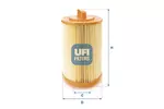 Filtr powietrza UFI 27.486.00