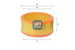 Filtr powietrza UFI 27.B46.00