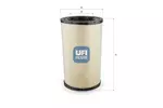 Filtr powietrza UFI 27.B45.00