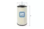 Filtr powietrza UFI 27.C46.00