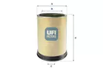 Filtr powietrza UFI 27.C94.00