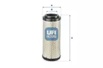 Filtr powietrza UFI 27.D54.00