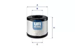Filtr powietrza UFI 27.E50.00