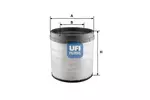 Filtr powietrza UFI 27.F44.00