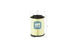Filtr powietrza UFI 27.H25.00