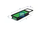 Filtr powietrza UFI 30.232.00