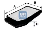 Filtr powietrza UFI 30.255.00