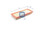 Filtr powietrza UFI 30.368.00