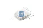 Filtr powietrza UFI 30.453.00
