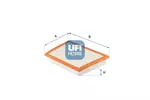 Filtr powietrza UFI 27.B36.00
