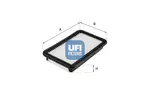 Filtr powietrza UFI 27.792.00
